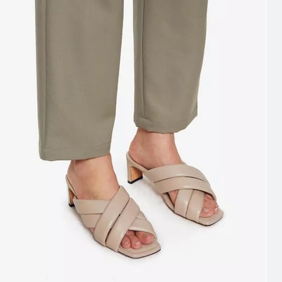 Anine Bing Shoes - NWT Anine Bing Cade Tan Leather Sandals Mules Size EU37/US 6